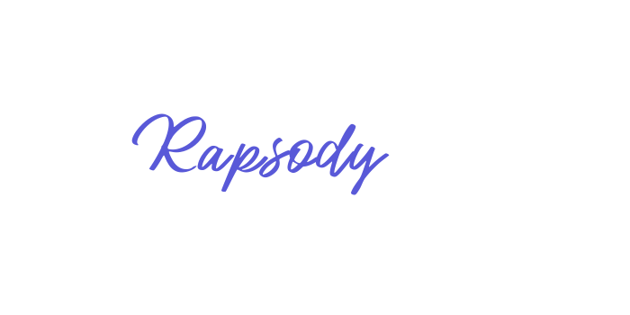 Rapsody Font