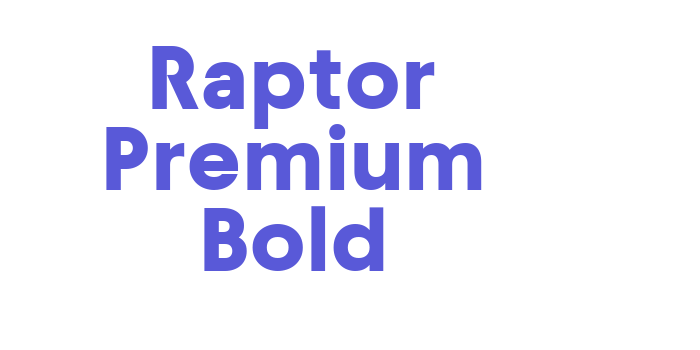 Raptor Premium Bold Font Download