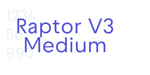 Raptor V3 Medium-font-download