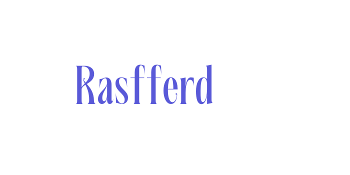 Rasfferd Font Download