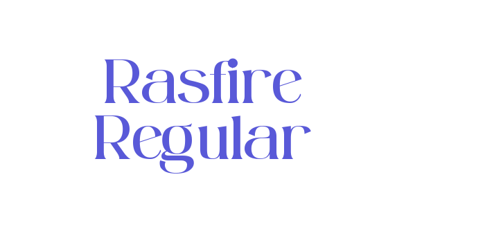 Rasfire Regular Font Download