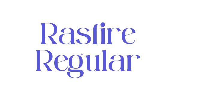 Rasfire Regular Font