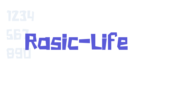 Rasic-Life font free