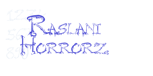 Raslani Horrorz-font-download