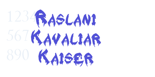 Raslani Kavaliar Kaiser-font-download