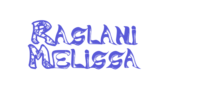 Raslani Melissa Font Download