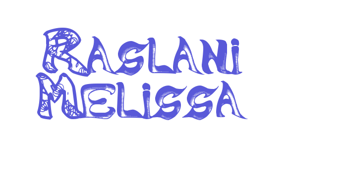 Raslani Melissa Font