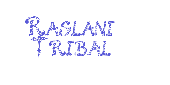 Raslani Tribal Font Download