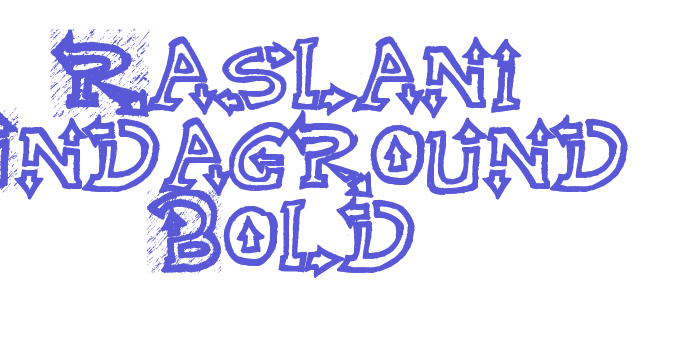 Raslani Undaground Bold Font Download