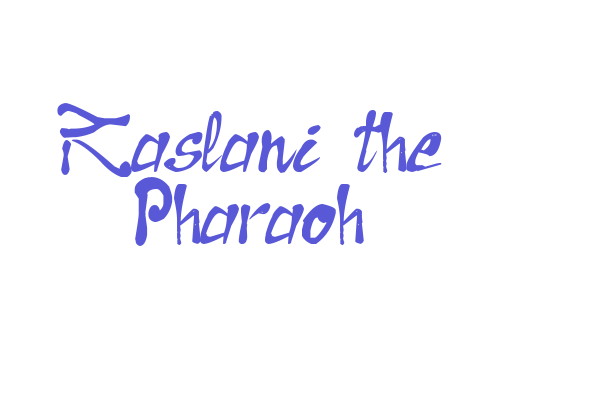 Raslani the Pharaoh Font