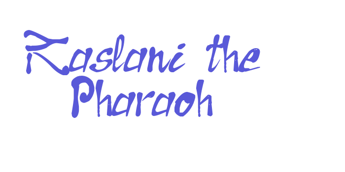 Raslani the Pharaoh Font