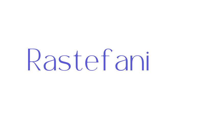 Rastefani Font Download