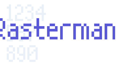 Rasterman Font Download