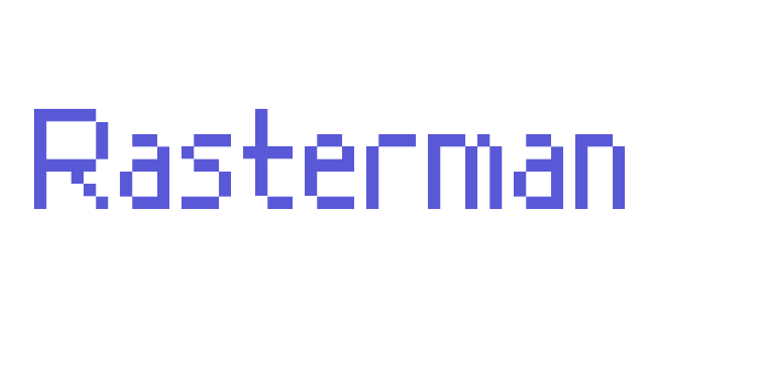 Rasterman Font Download