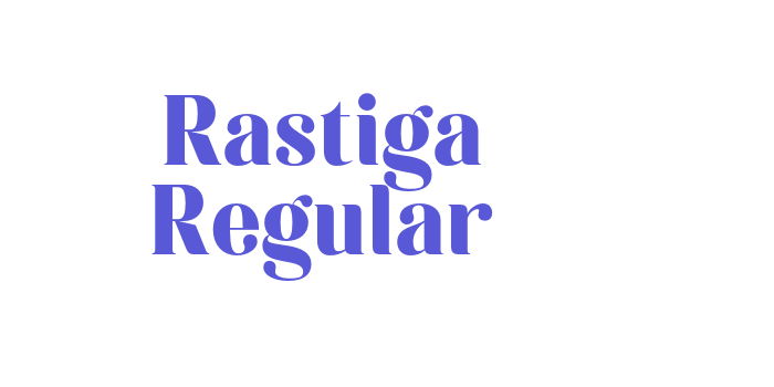 Rastiga Regular Font Download