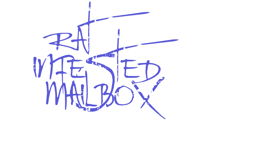 Rat Infested Mailbox Font