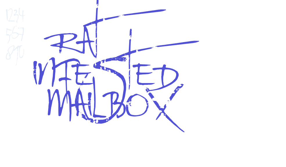 Rat Infested Mailbox-font-download