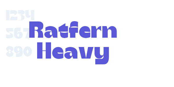 Ratfern Heavy font free