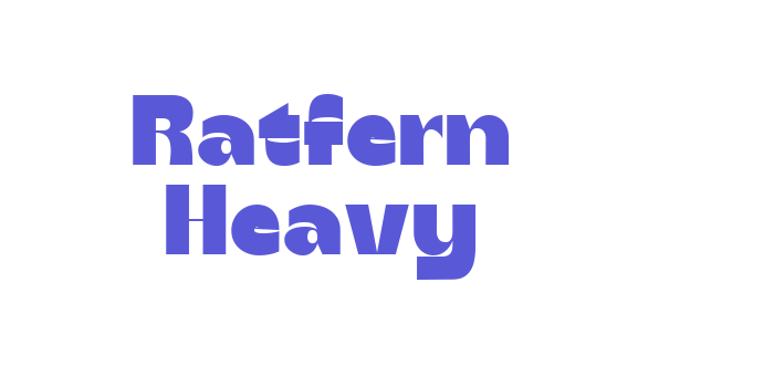 Ratfern Heavy Font Download