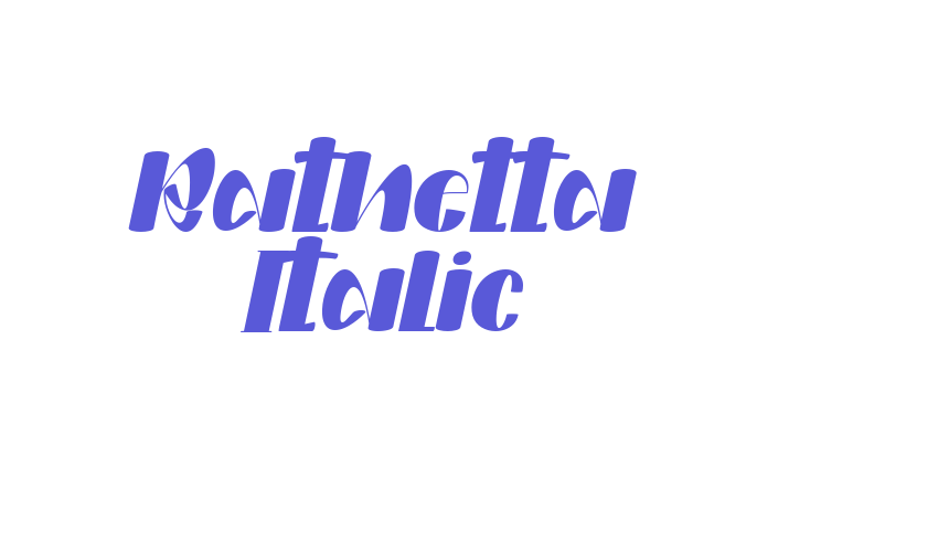 Rathetta Italic Font Download