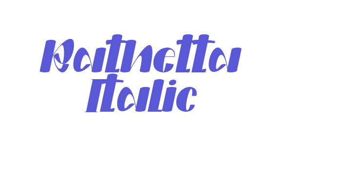 Rathetta Italic Font Download