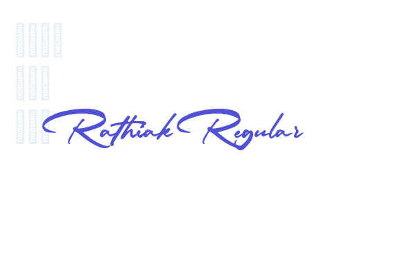 Rathiak Regular Font Download