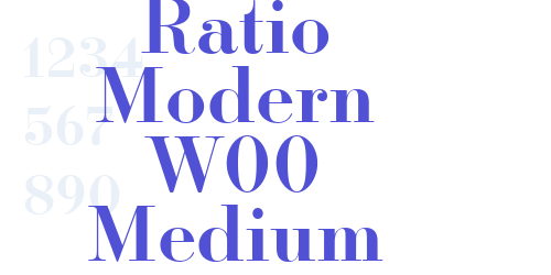 Ratio Modern W00 Medium-font-download