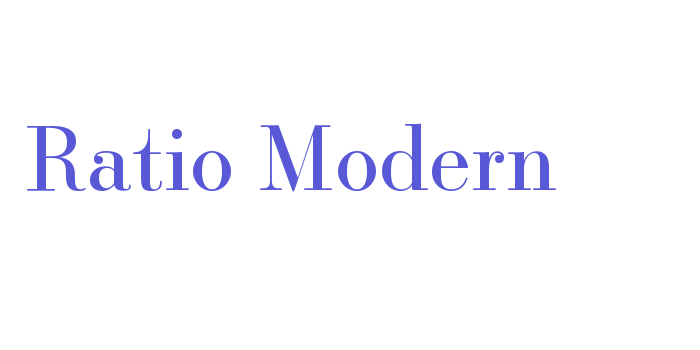 Ratio Modern Font Download