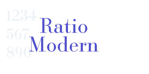 Ratio Modern-font-download