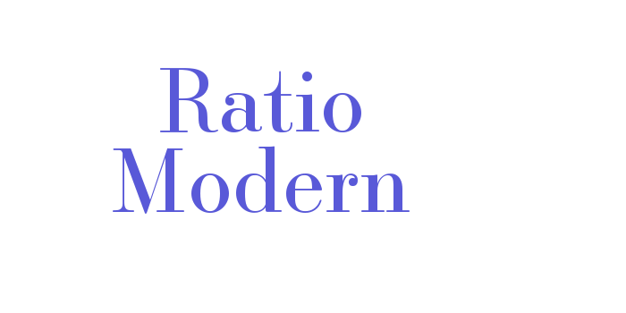 Ratio Modern Font