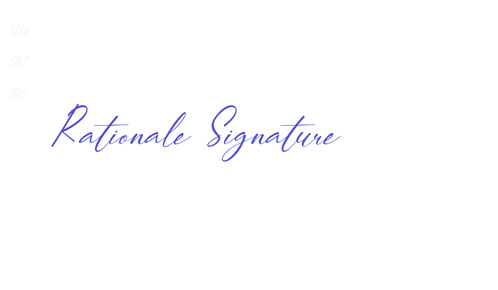 Rationale Signature-font-download