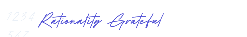 Rationality Grateful font download