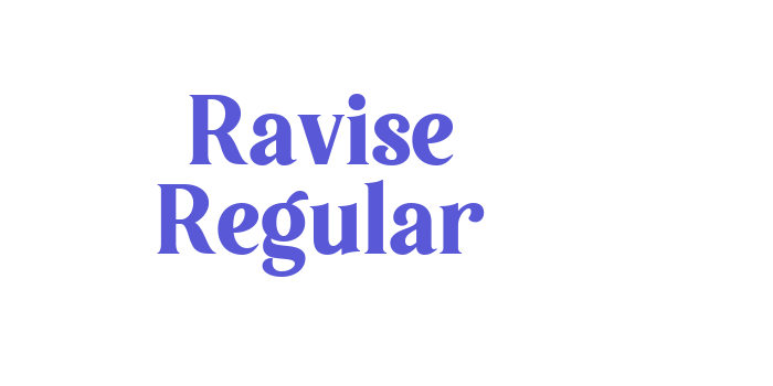 Ravise Regular Font Download