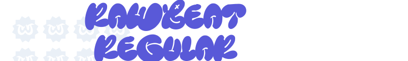 Rawbeat Regular font