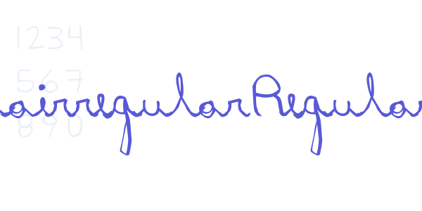 RayairregularRegular font free