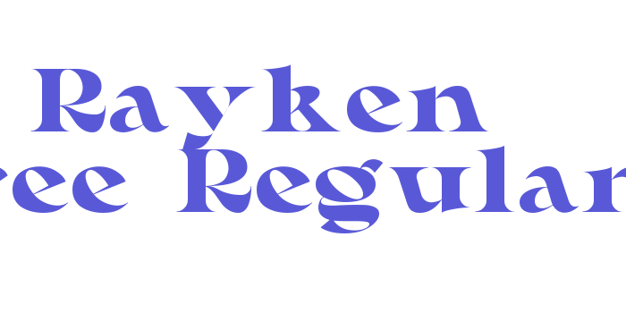 Rayken Free-Regular Font