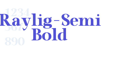 Raylig-Semi Bold-font-download