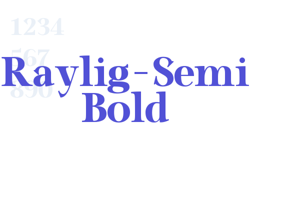 Raylig-Semi Bold