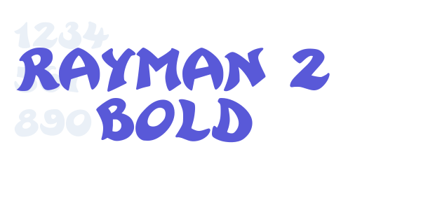 Rayman 2 Bold font