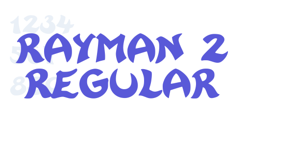 Rayman 2 Regular font