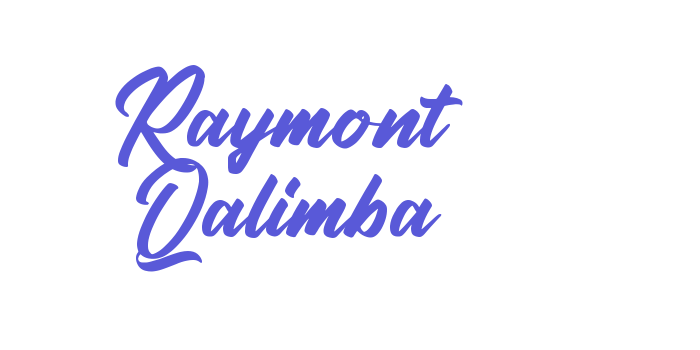 Raymont Qalimba Font