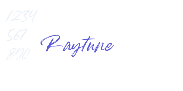 Raytune font free