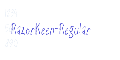 RazorKeen-Regular-font-download