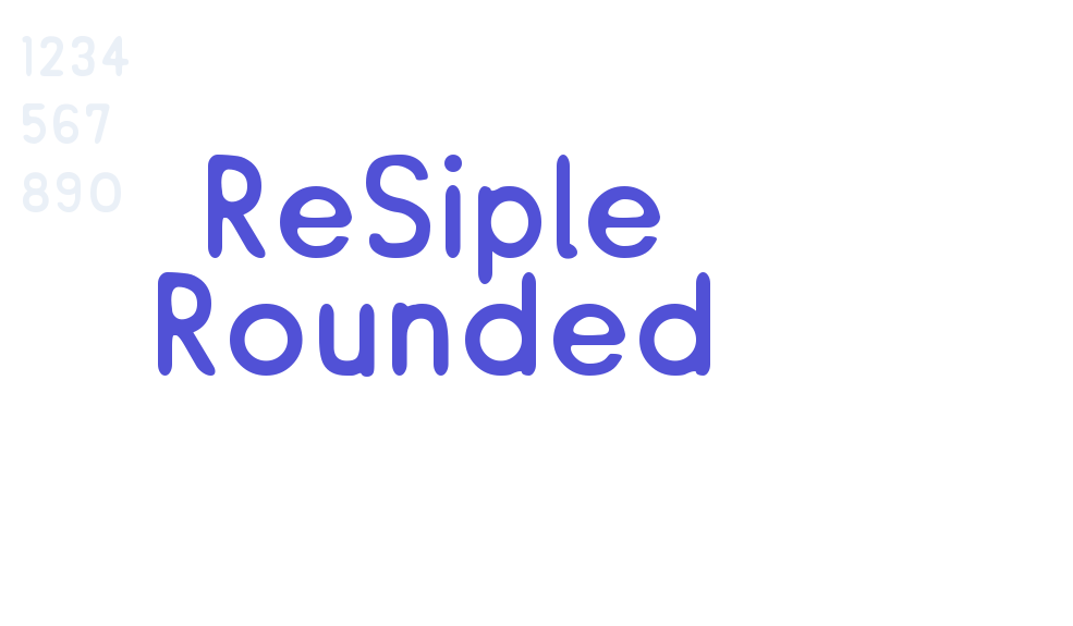 ReSiple Rounded-font-download