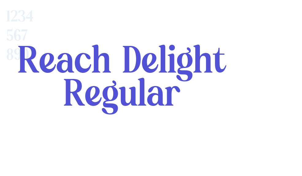 Reach Delight Regular-font-download