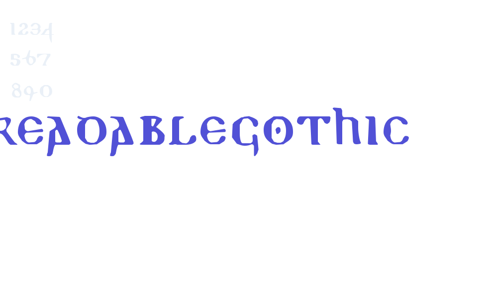 ReadableGothic-font-download