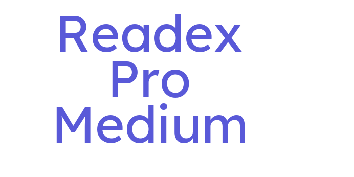 Readex Pro Medium Font