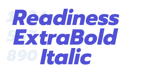 Readiness ExtraBold Italic-font-download