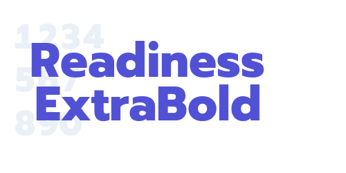 Readiness ExtraBold-font-download
