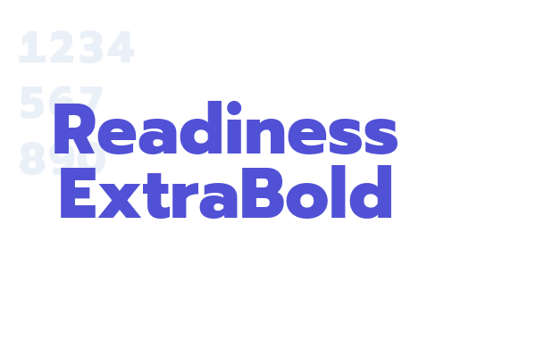 Readiness ExtraBold
